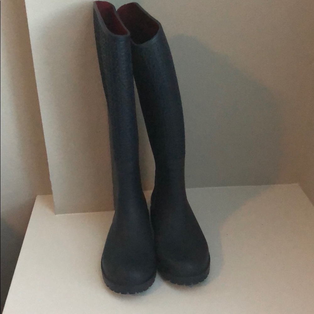Tommy Hilfiger Navy Rain Boots